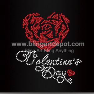 Valentine's Day Rhinestone Transfers